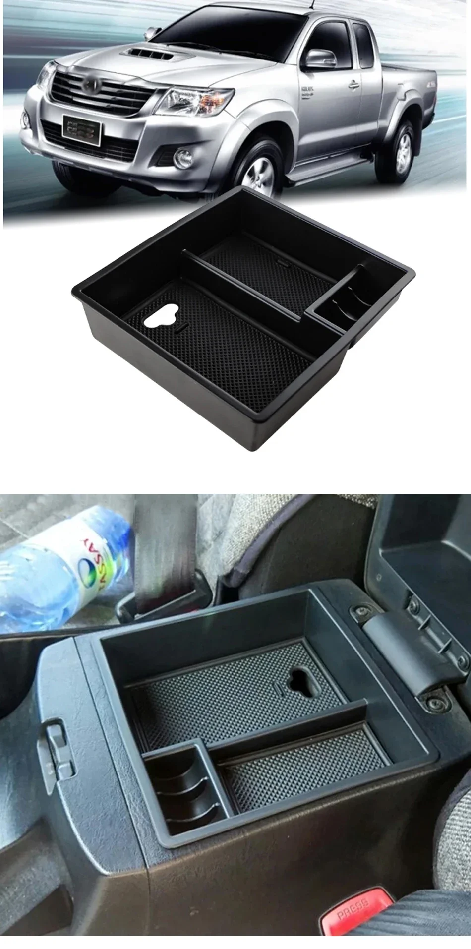 CDEFG Compatible Avec Toyota Hilux 2016-2023 2024 Console