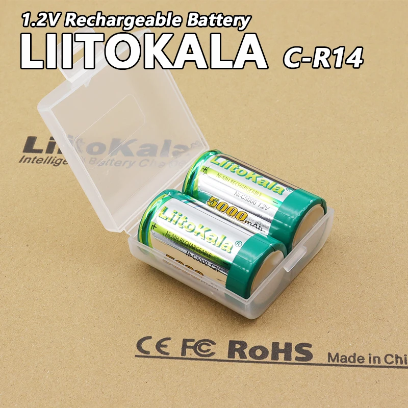 4x 5000mAh 1.2V Ni-MH C Size C bambino batteria ricaricabile HR14 LR14 4x 5000mAh 1.2V Ni-MH C Size C bambino batteria ricaricabile HR14 LR14