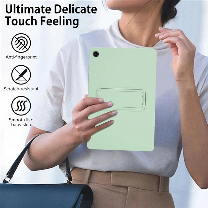 Soft Silicone Kickstand Tablet Case with Stand Holder