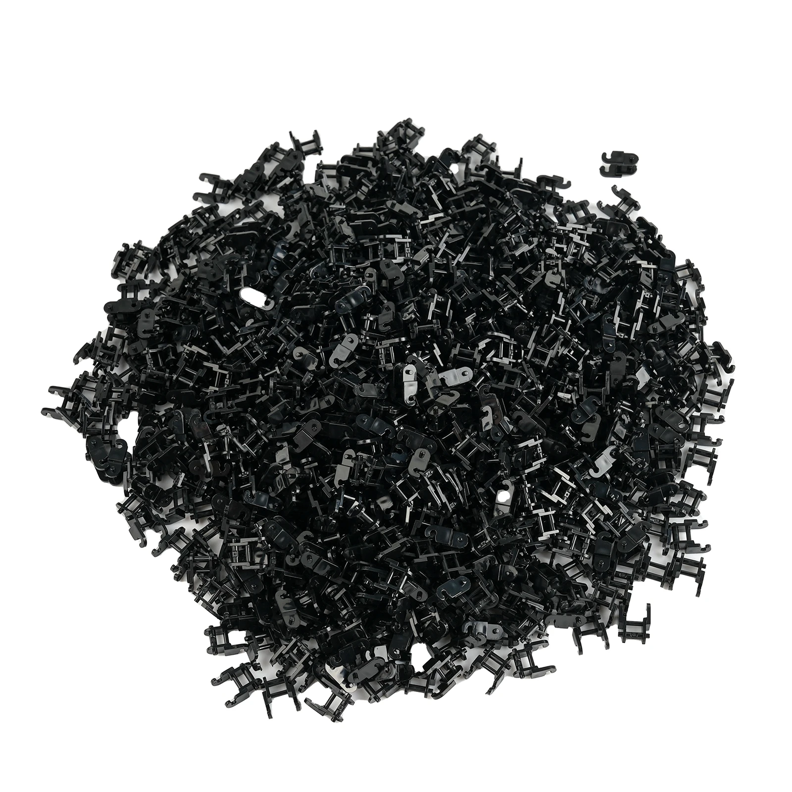 100PCS Gray/Black Small Chain Link Technical Bricks Chain Crawler For 3711 Building Blocks DIY Parts Assembly Toy