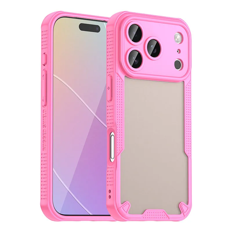 Durable Matte Bumper Protective Phone Case with TPU Border