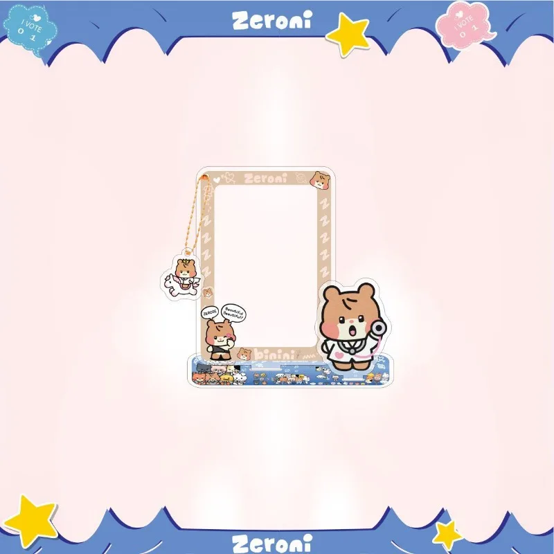 Kpop ZB1 Photo Card Frame Keychain ZEROBASEONE Card Storage Standing Plates ZHANGHAO RICKY JIWOONG TAERAE MATTHEW YUJIN Keyring 4
