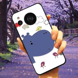 3D Relief Cartoon Silicone Back Cover - Embossed Soft Case for Aquos Sense7 (62)