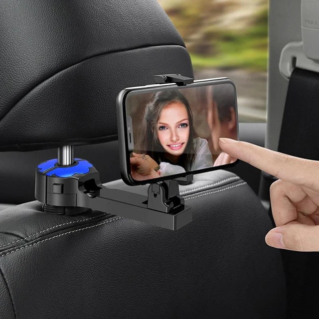 2PCS Car hook multi-function 360° rotating car headrest car seat back hook  double hook car accessories - AliExpress