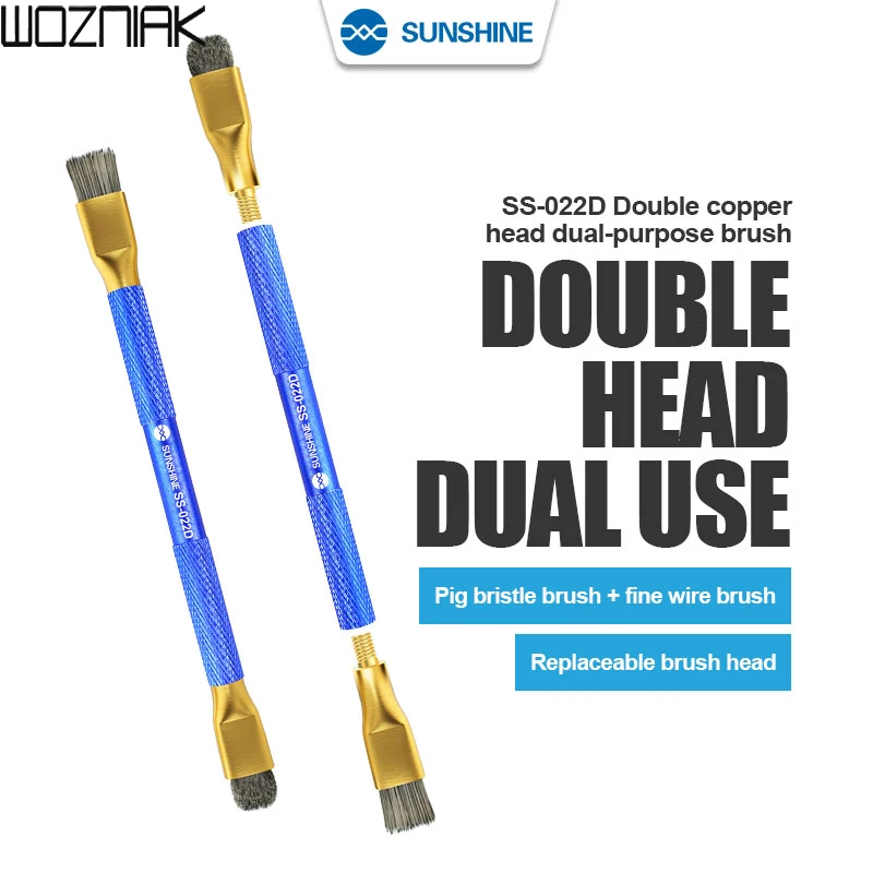 PCB Dust Brush SUNSHINE SS-022/SS-022B/SS-022D Rework ESD Anti Static For Mobile Phone Tablet PCB BGA Repair Soldering
