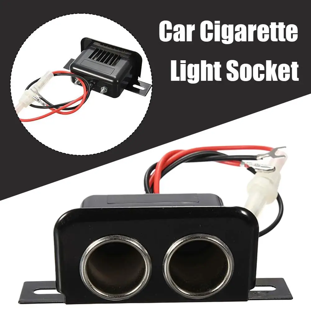 자동차 시가 라이터 소켓 2 방향 12V/10A 전원 콘센트 트럭 보트 RV 오토바이 용 듀얼 플러그 어댑터 범용 마운트 C1O9