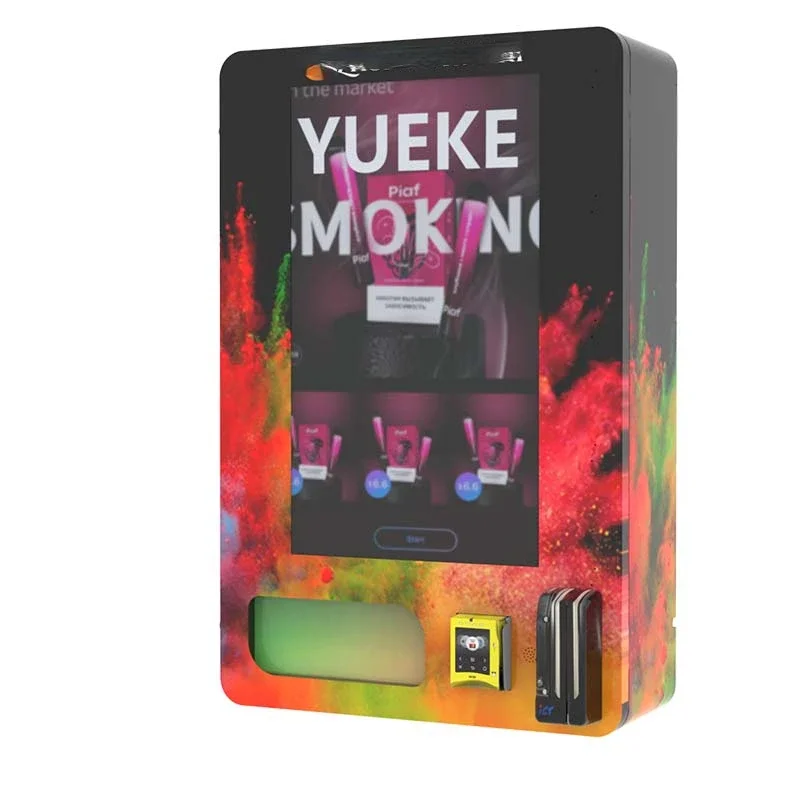 

Age verification Wall mounted digital 32" touch screen vending machines for Bars