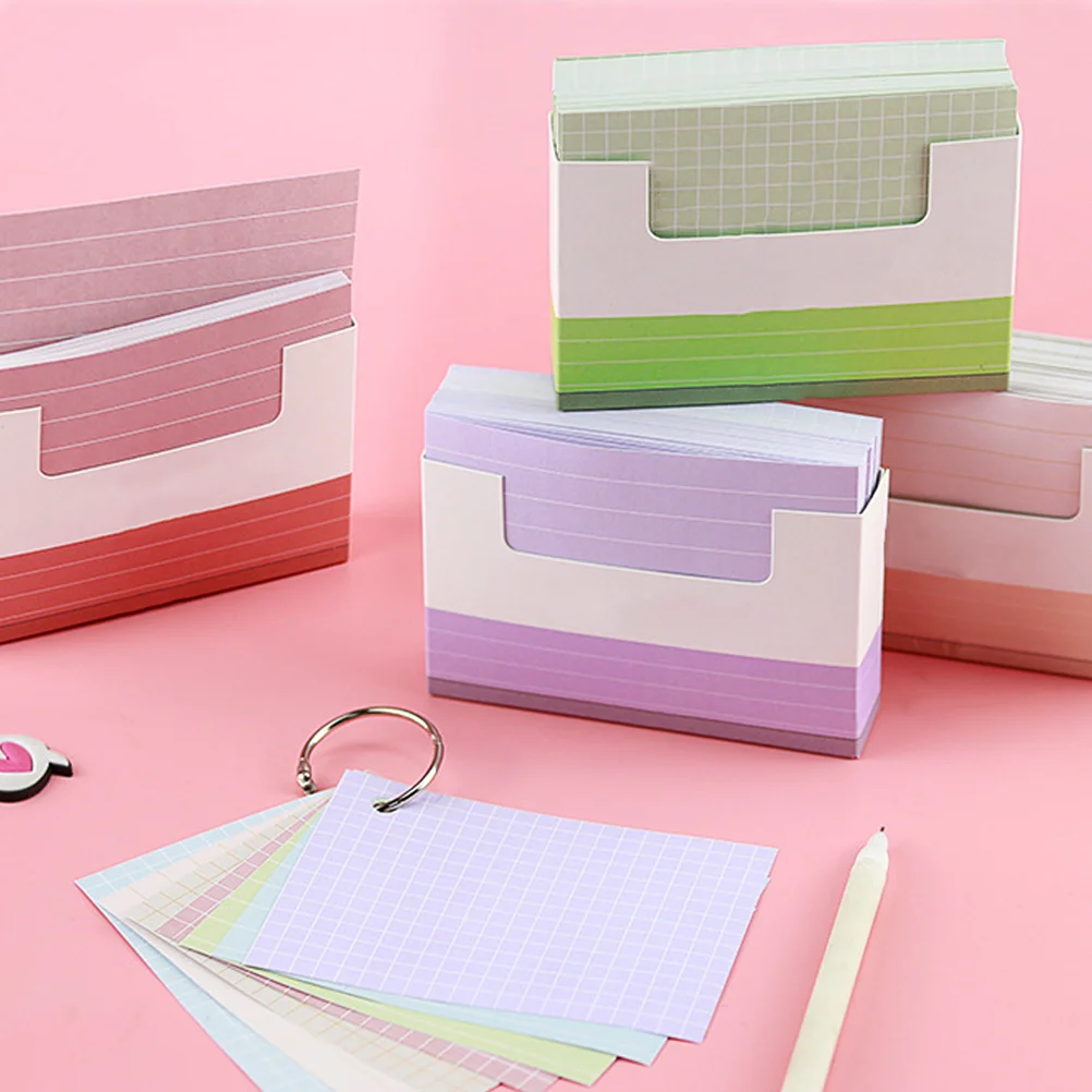 150 Pcs Record Card Writing Index Office Colored Notecards Chart Paper  Teachers - AliExpress