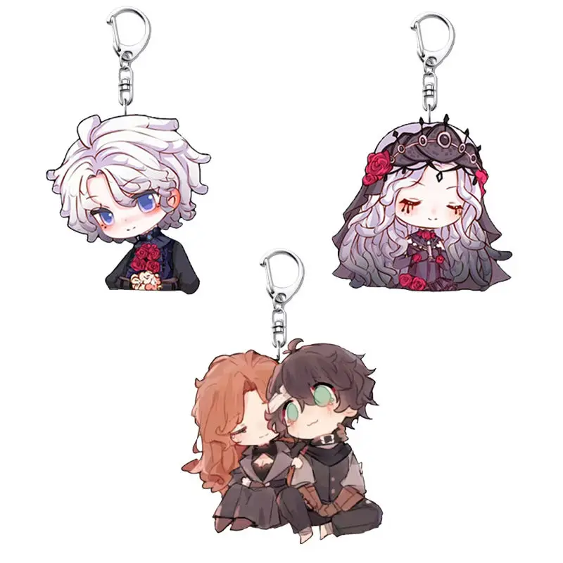 

Брелок для ключей с персонажами аниме Ada Mesmer Emil для мужчин и женщин, модный креативный акриловый держатель с подвеской в виде фигуры, подарок