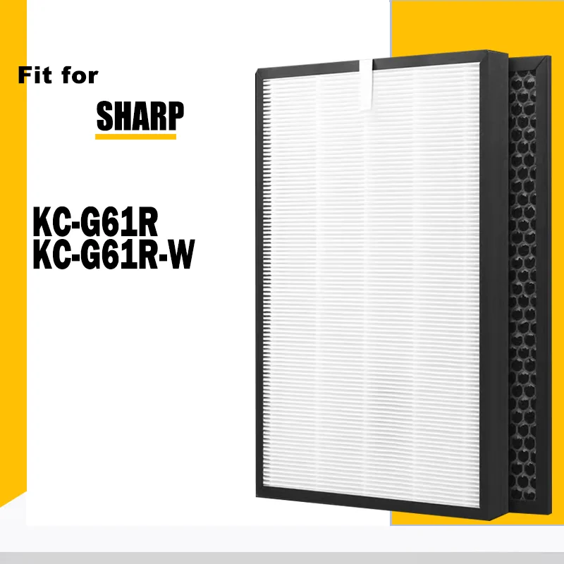 FZ-D60HFE FZ-D60DFE HEPA, сменный Углеродный фильтр для Sharp KC-G61R-W, очиститель воздуха