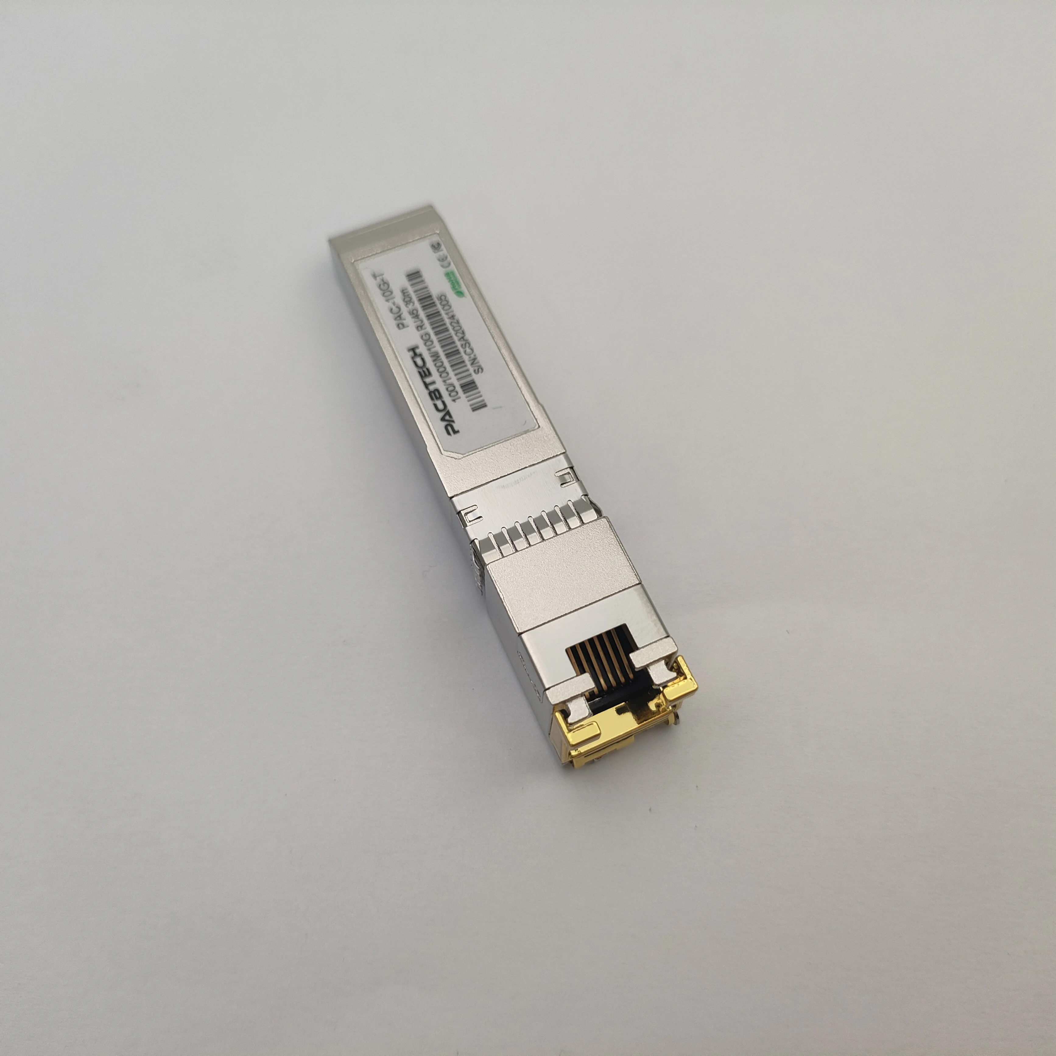10G RJ45 Copper SFP+ Module 10GBase-Tx Ethernet Fiber Optic FTTH Compatible with /JuniperCisco/Mikrotik Switch 30m