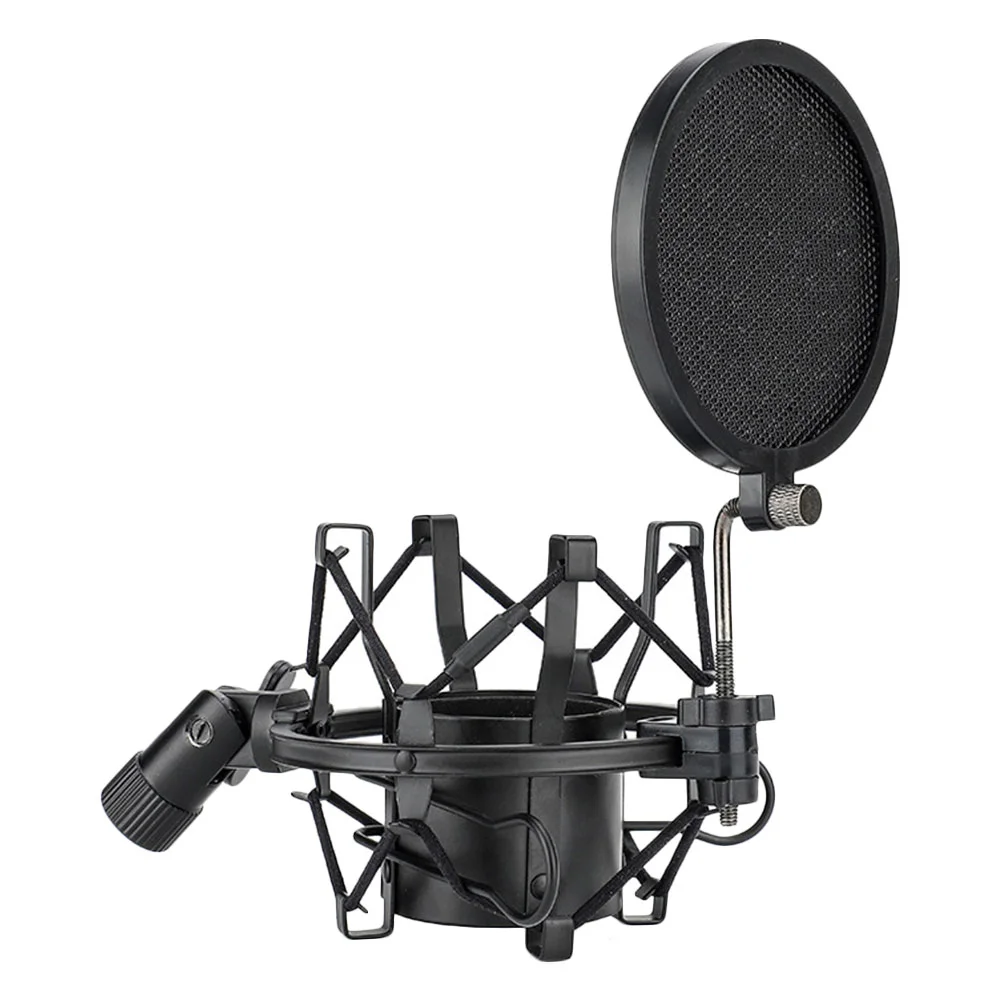

Microphone Shock Mount Shockmount for Shockproof Protective Guard Metal Rack Shield Filter