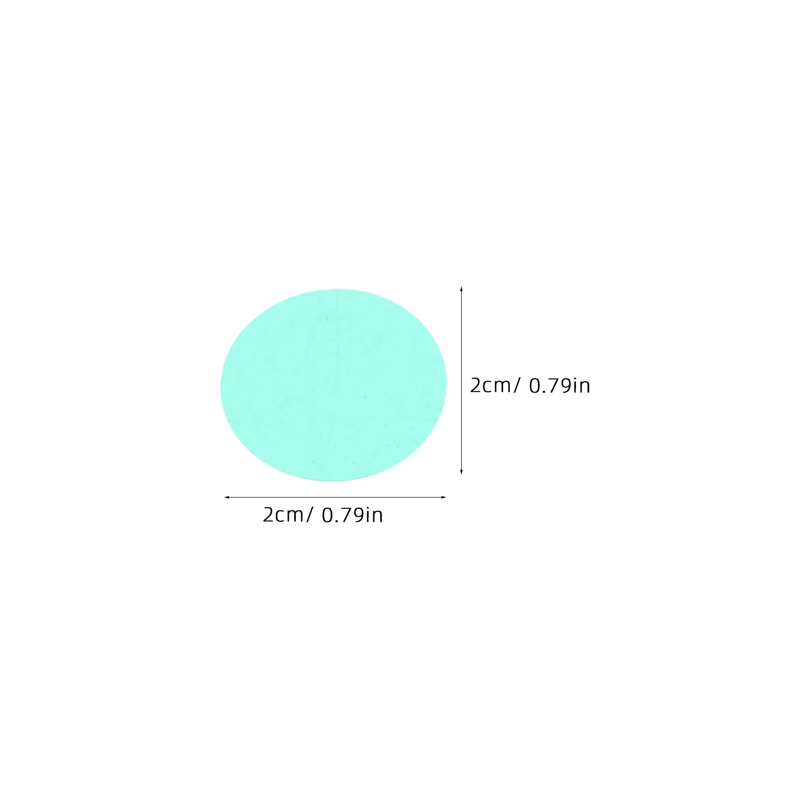 1000Pcs 녹색 고온 접착 디스크 2Cm 원형 다이 컷 마스킹 도트 파우더 코팅 스프레이 페인팅 열용