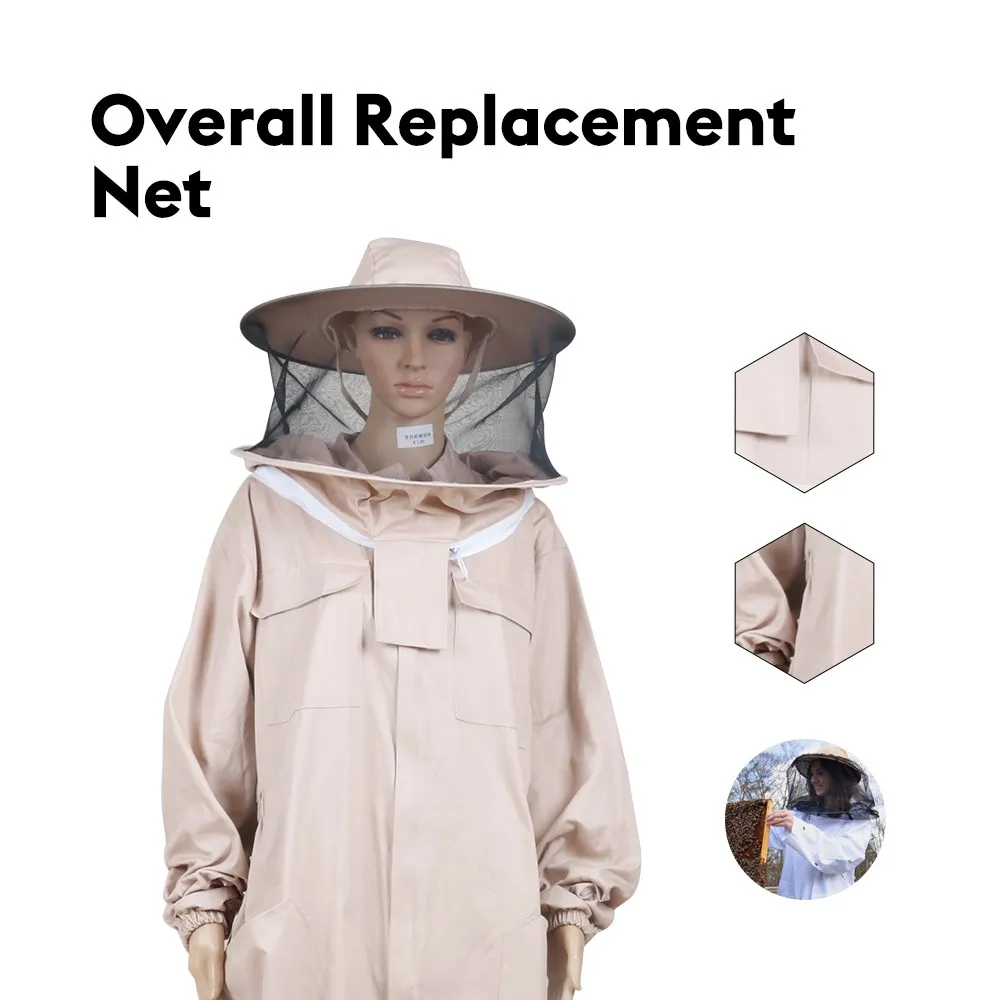 Beekeeping Clothing for Beek, Coffee Color, Overall Replacement Hat, Full Body Suit, Bee Clothes, Product for Beekeeping