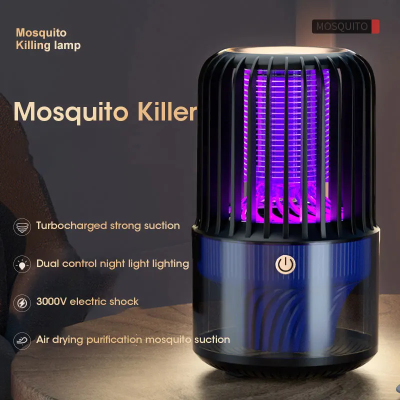 No Battery Electric Shock Mosquito Killer Lamp Usb Fly Trap Insetto Killer Repellente Zanzara Usb Killler Per Camera Da Letto All'Aperto