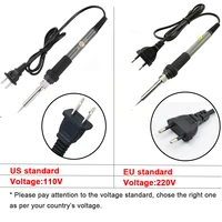 60W Adjustable Temperature Electric Soldering Iron EU 220V / ☆US Plug is110V☆ Welding Iron DIY for Repairing 2