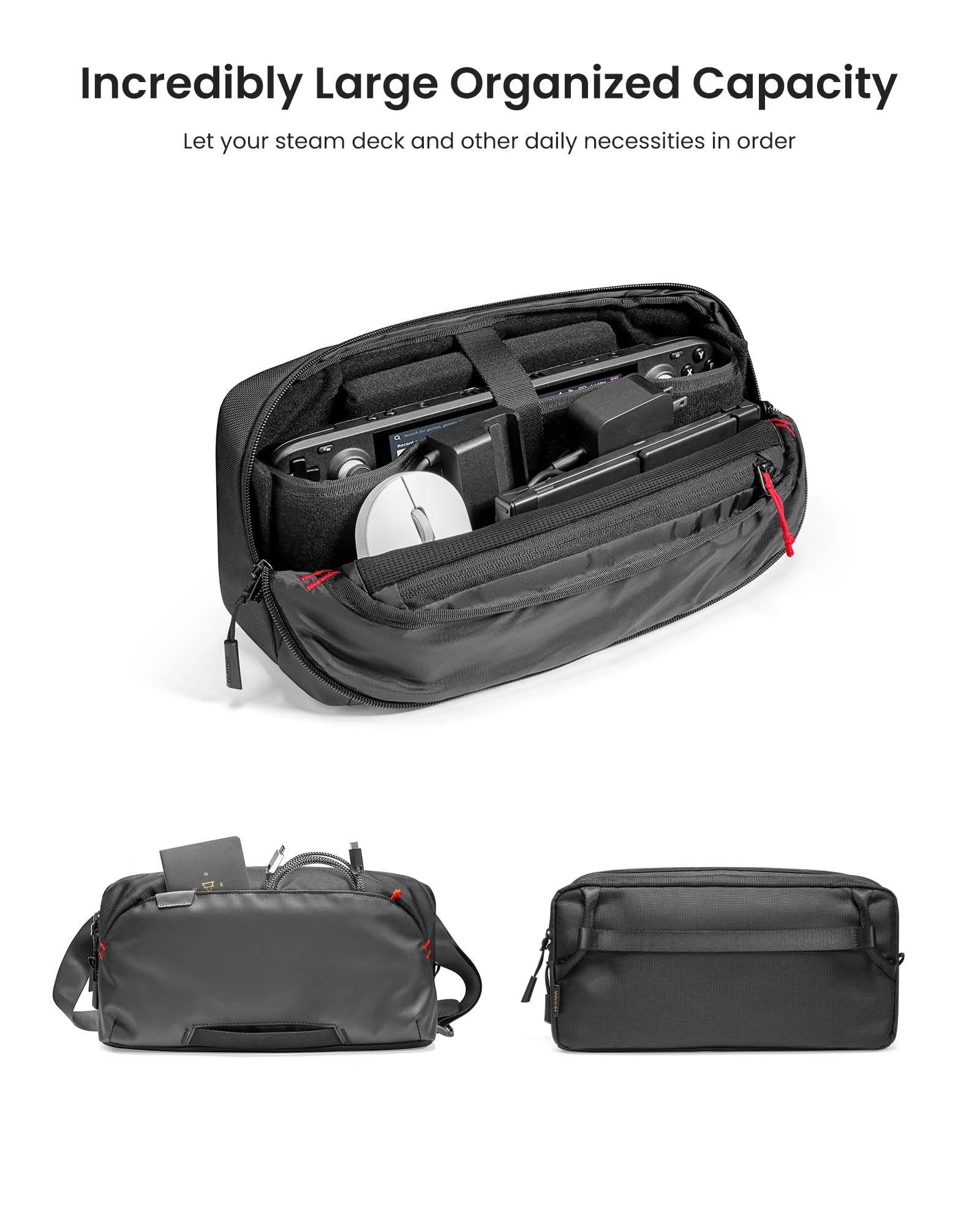 Universal Carrying Case For Handheld Consoles - Fits PlayStation Portal, Steam Deck, ASUS ROG Ally, Lenovo Legion Go