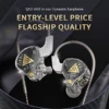 Original QKZ AKX Wired Earphone Dynamic HiFi Stereo Headphones with Mic Sport Running Music Earbuds 3.5mm jack 2