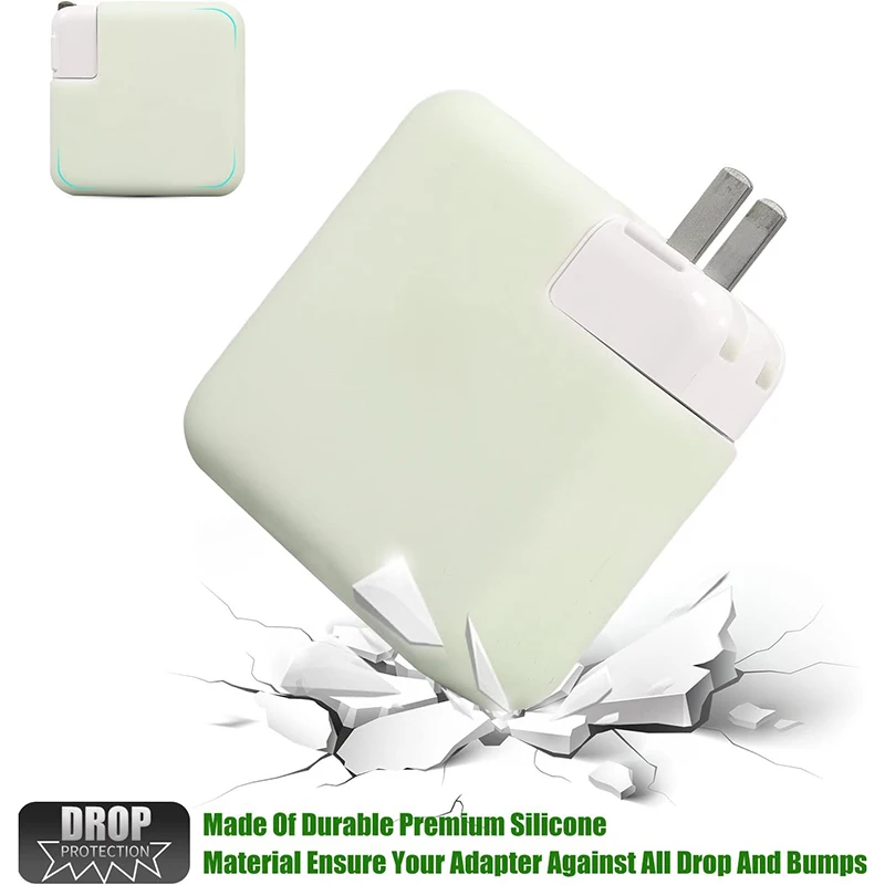 Capa Protetora de Carregador de Silicone Líquido para Adaptador de Macbook Power Air 13 m1 Pro 14 16 Manga à Prova de Poeira Resistente a Arranhões - Imagem 5