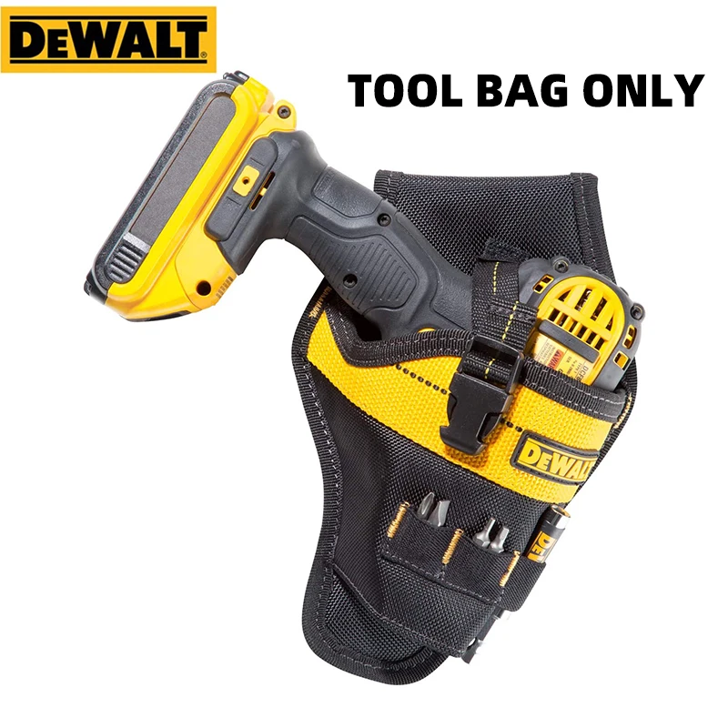 Dewalt Power Tool Bags Multifunctional Cordless Driver Drill Work Organizer Pouch Waist Tool