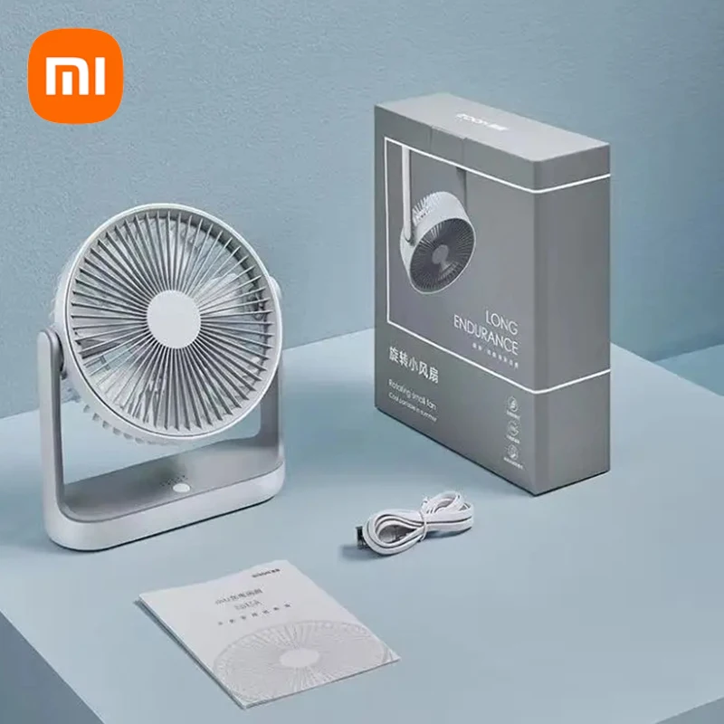 

Настольный вентилятор Xiaomi EDON с зарядкой от USB, бесшумный электрический вентилятор, 4 скорости, настенный портативный мини-вентилятор для кемпинга, офиса, дома и автомобиля