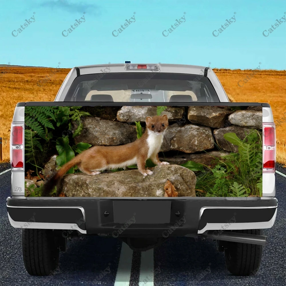 

Картина для модификации заднего хвоста грузовика Weasel, подходит для грузовика, обезболивающие аксессуары, наклейки