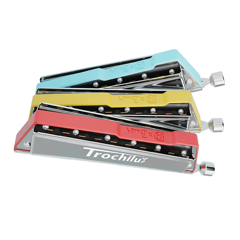 Diatonic Harmonica JDR Trochilus Blues Richter Tuning 10 Holes Pop Armonica Valveless Harp Key of C