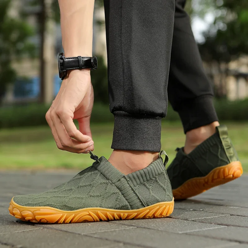 Men's Casual Shoes Minimalist Barefoot Shoes Men's Walking Sneakers Lightweight and Breathable Zero Drop Sole Wide Toe Box 4