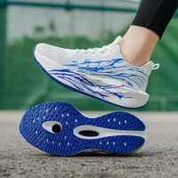 Chaussures de course Marathon pour hommes, semelle en carbone, sport spécialisé, respirantes, légères, confortables pour femmes, baskets athlétiques antidérapantes 6