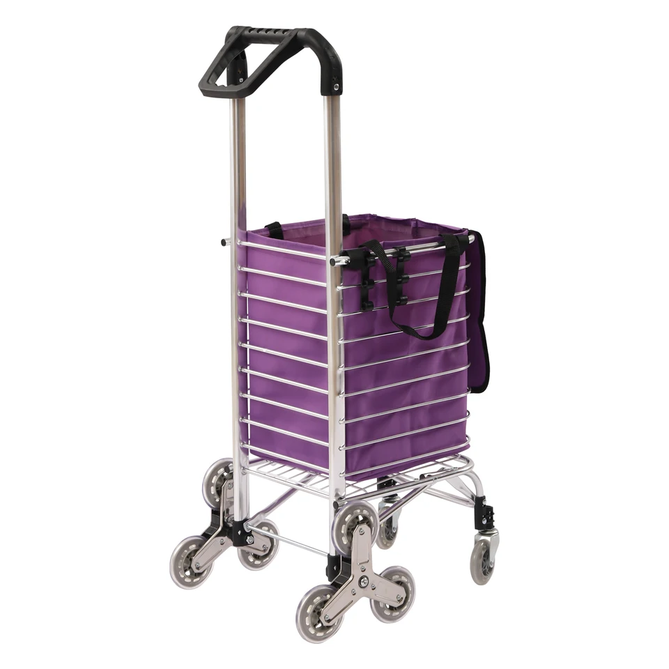 Durable Folding Shopping Cart with Large Capacity
