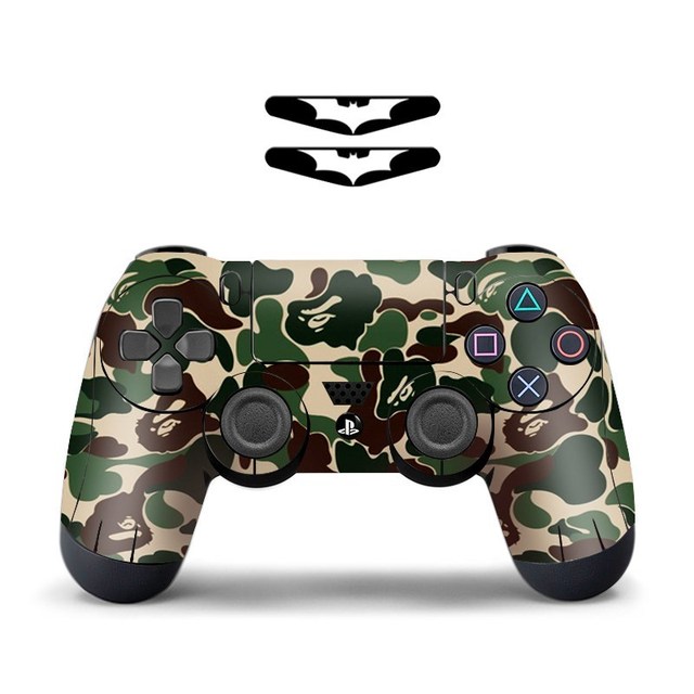 Sony PS4 Controller Camouflage Vinyl Skin Sticker Cover skin For Playstation 4 Gamepad Decal Joystick Joypad Controle
