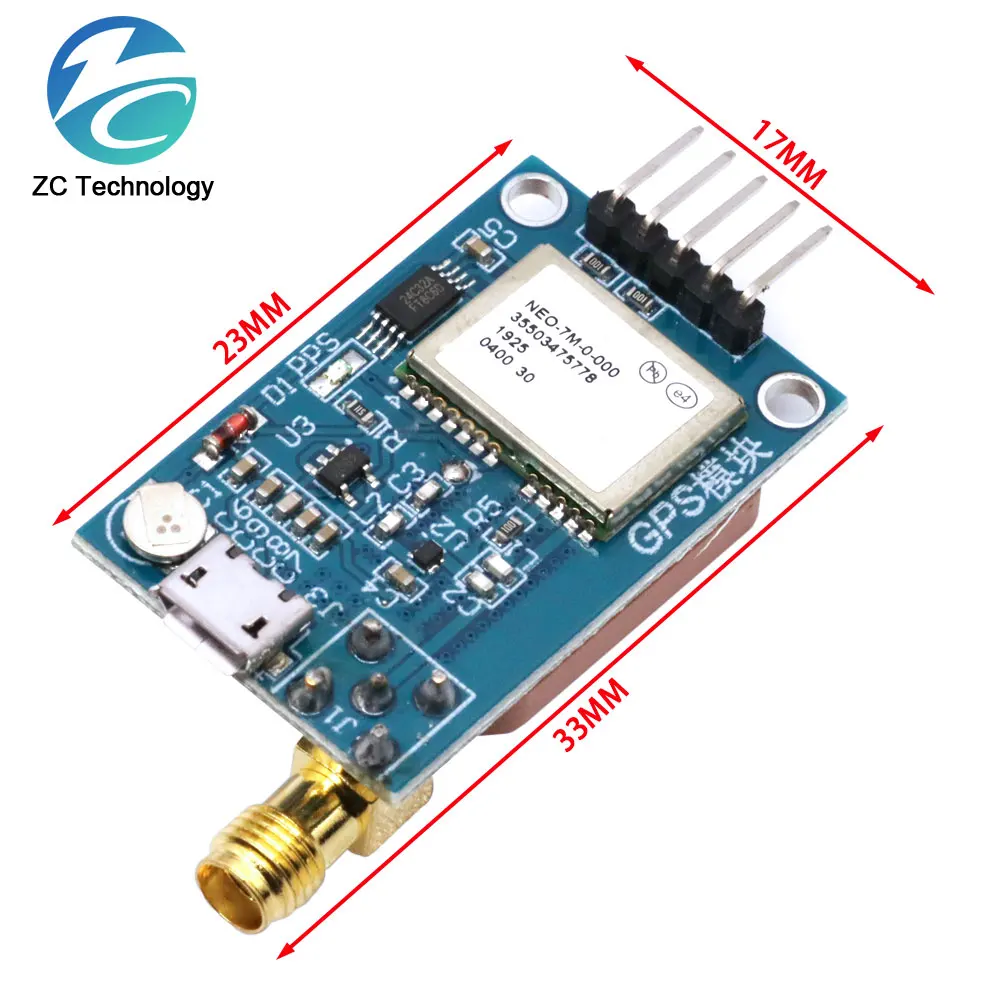Module GPS NEO-6M NEO-7M avec Antenne pour Arduino Raspberry Pi