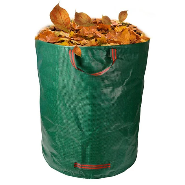 Összecsukható Kuka A Kerti Hulladék Tartályok Udvari Szalma Fűszalagok Szeméttáskák Kosár Vízálló Kültéri Tartály - Image 3