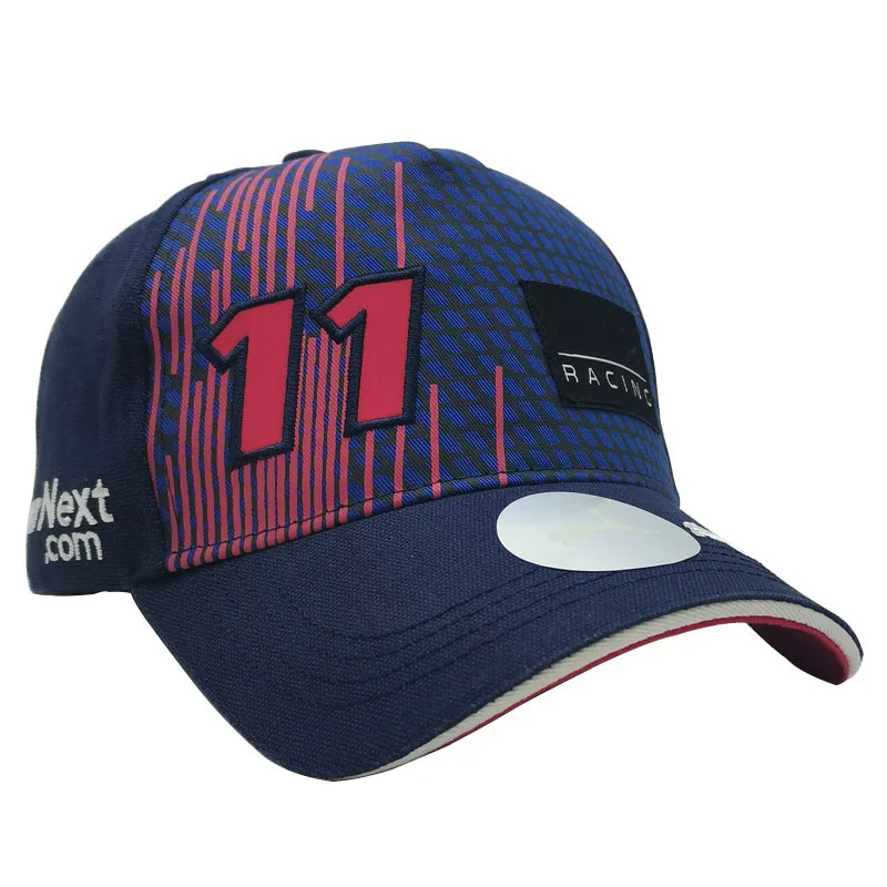 

New Outdoor F1 Racing Hat Baseball Hat Cotton Embroidered Breathable Mesh Snapback Drop Shipping Red Racing Hat