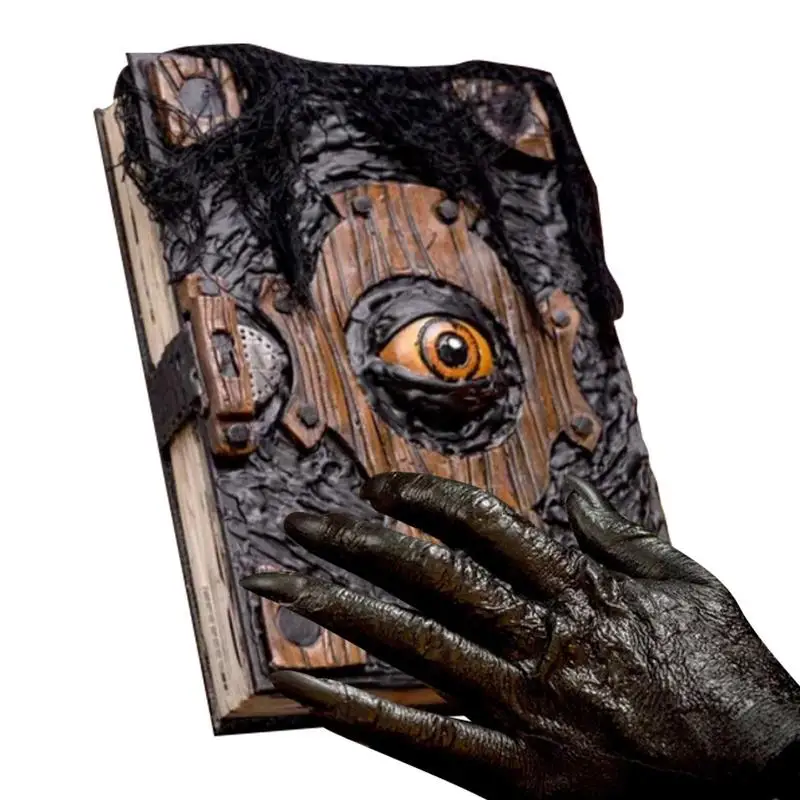 Realistic Necronomicon Halloween Decor Witch Prop