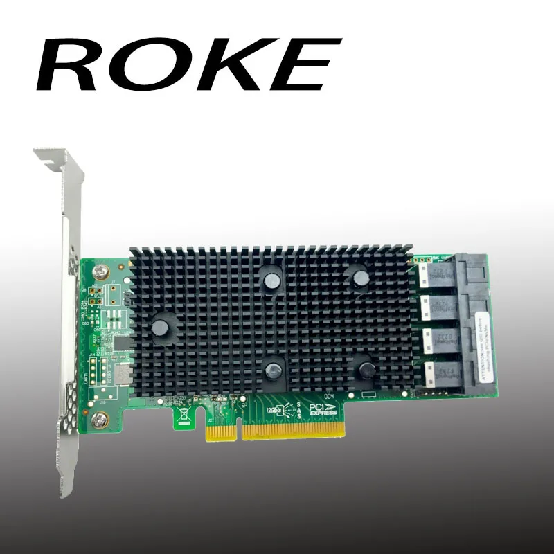 Controlador LSI 9400 16i SATA/SAS HBA RAID, 12 Gbps, PCIe, 16 puertos ...