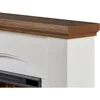 49 In Electric Fireplace with Mantel, Replaceable Fireplace Insert Heater, Realistic Log and Flame Effect, Remote Control, Timer 4