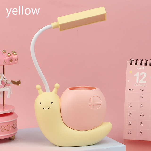 small desk lamp eye protection desk charging dual-use ins girl student dormitory study special bedside night light