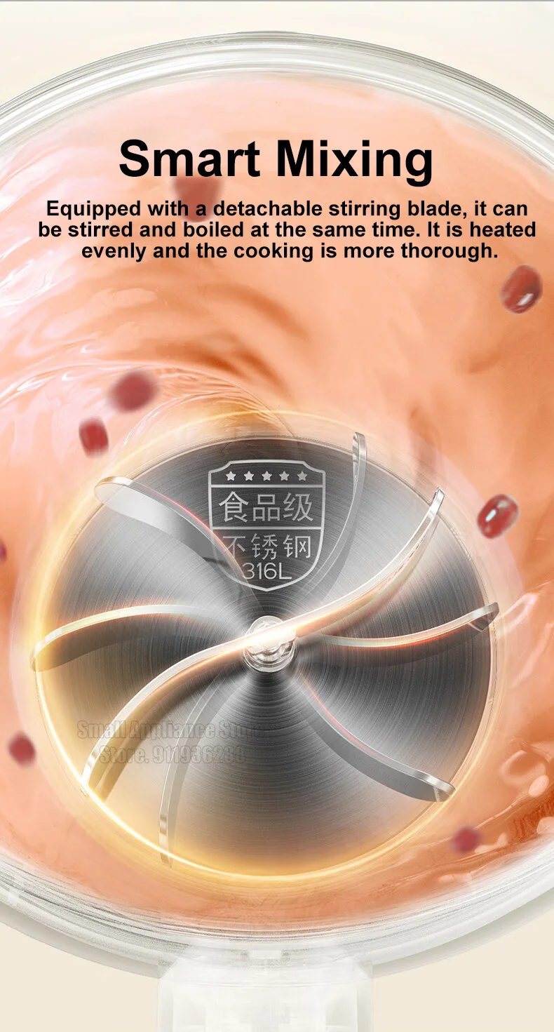Description Picture 6 of itemSUPOR Mixing Electric Kettle 1.5L High Quality Household Kitchen Appliance 5-stage Temperature Stainless Steel Mixing Kettle New