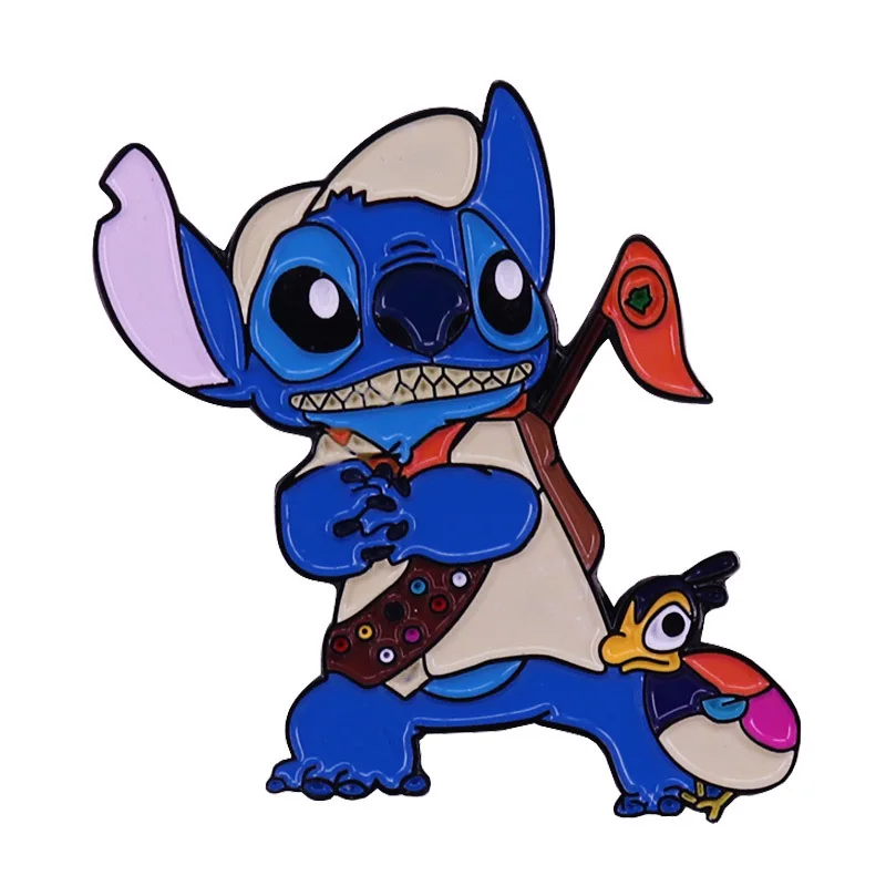 Disney Lilo & Stitch Stitch Collectie Emaille Pin Badge Reversspeldjes Voor Rugzak Decoratie Sieraden Accessoires Geschenken Voor Kinderen