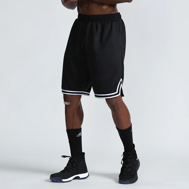 Knee Length Basketball Shorts SONECHOKI Men Striped Loose Running Sport Gym Mesh Breathable Fitness Training Workout Bottom Male basketball shorts running shorts