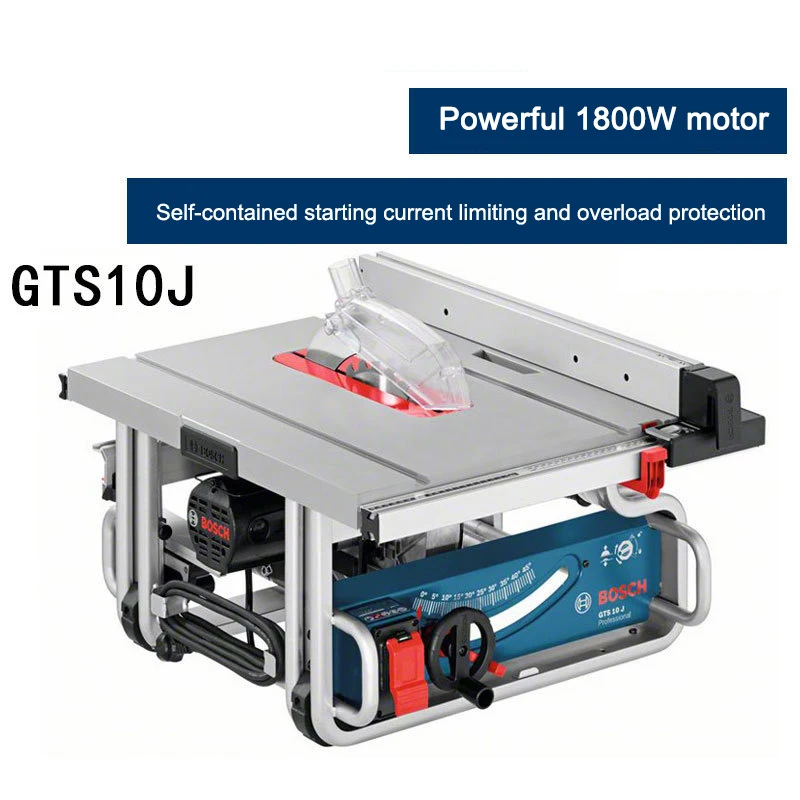 

Table Saw GTS10J Multifunctional Woodworking Chainsaw Precision Push Table Saw Electric Wood Cutting Saw