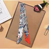 2022 Vintage Horse Print Long Hair Band Ribbon For Women Silk Hair AccessoriesTrend Girl Bow Scarf Headband Hair Tie 5