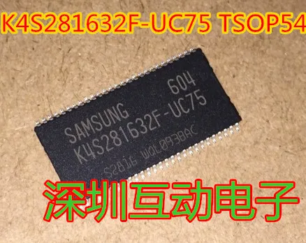 

Free shipping K4S281632F-UC75 SAMSUNG TSOP-54 10PCS