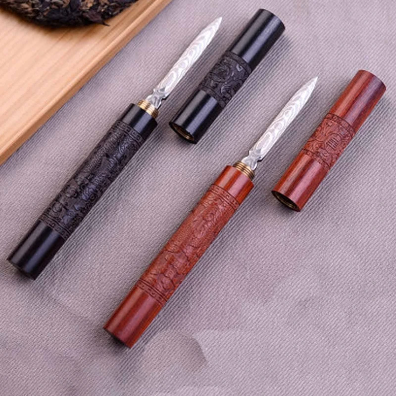 Tea Knife Tea Ceremony Kung Fu Set Crafts Ornaments Accessories Stainless Steel Material Home Decoration tea cutter tea needle set tea making tools