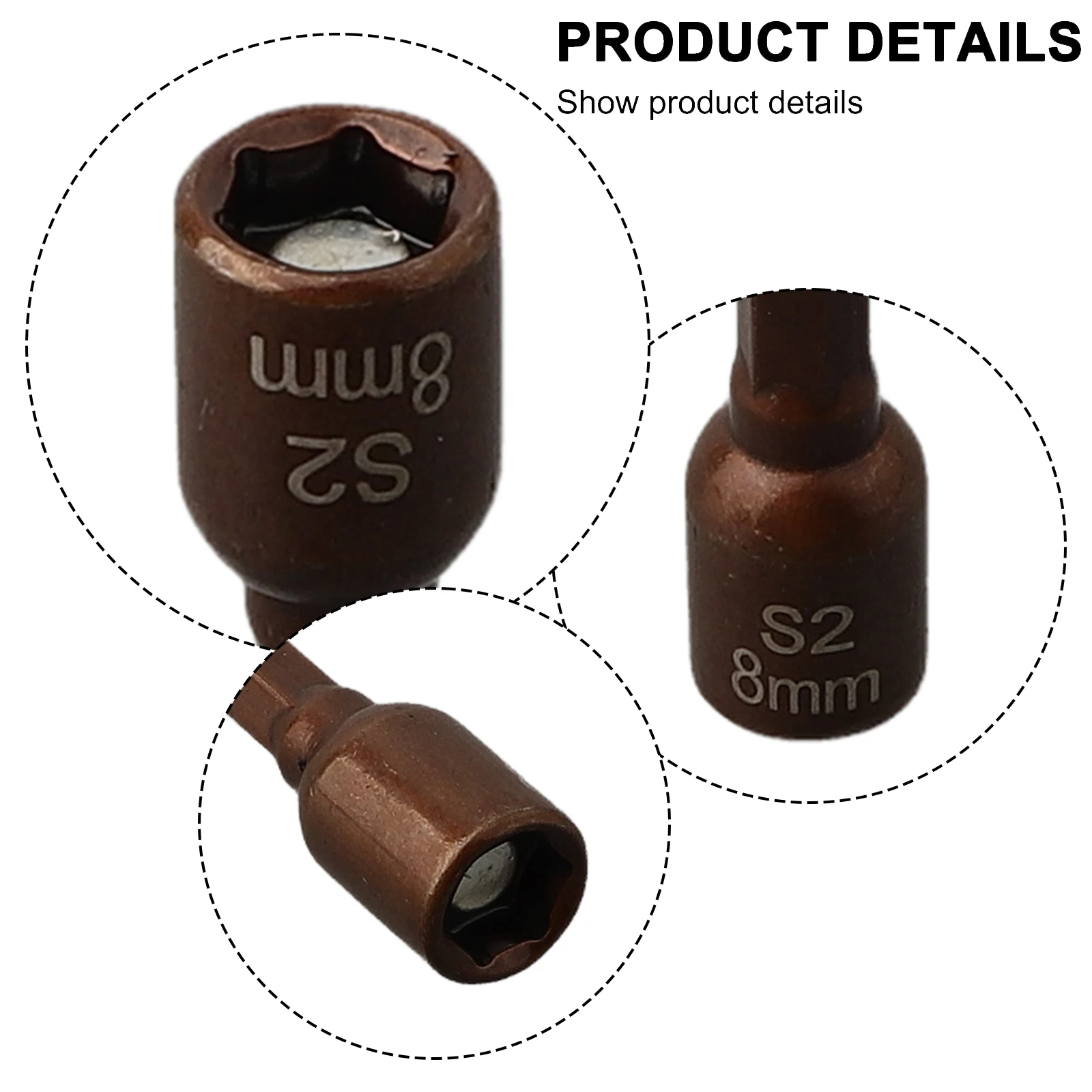 

Magnetic Hex Socket Adapter Magnetic Nut Screwdriver Socket Bit Electric Screwdrivers Wrench Driver Adapter Nut Screwdriver