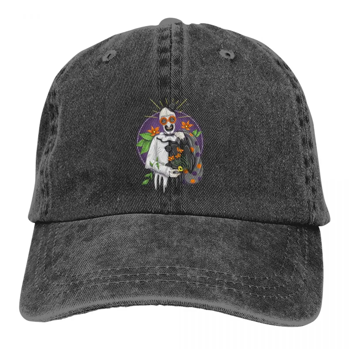 

Graphic Baseball Cap Men Hats Women Visor Protection Snapback Terrifier Horror Films Caps