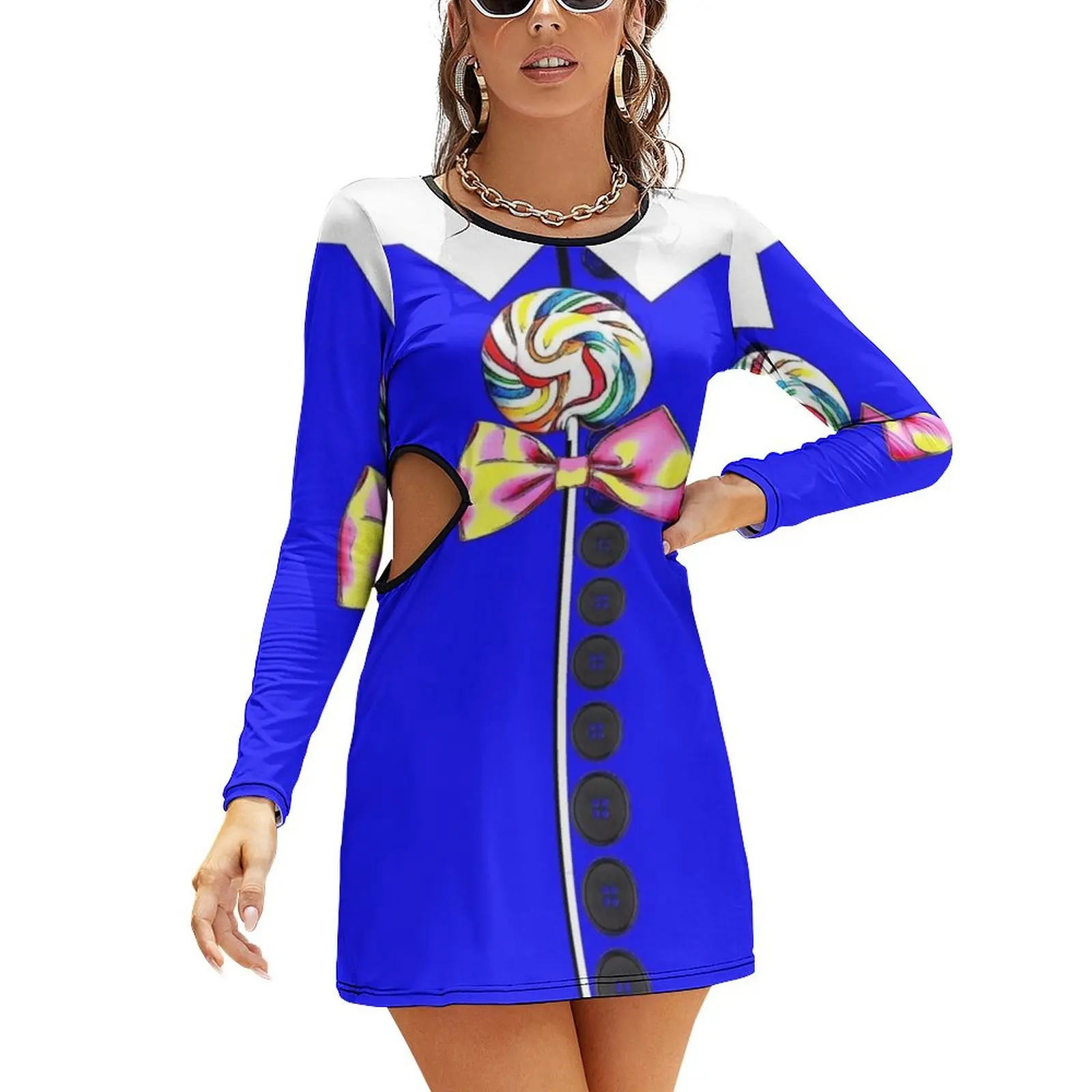 

Member of the Lolipop Guild Slim Dress with Hollow Waist sexy dress summer dress daily
