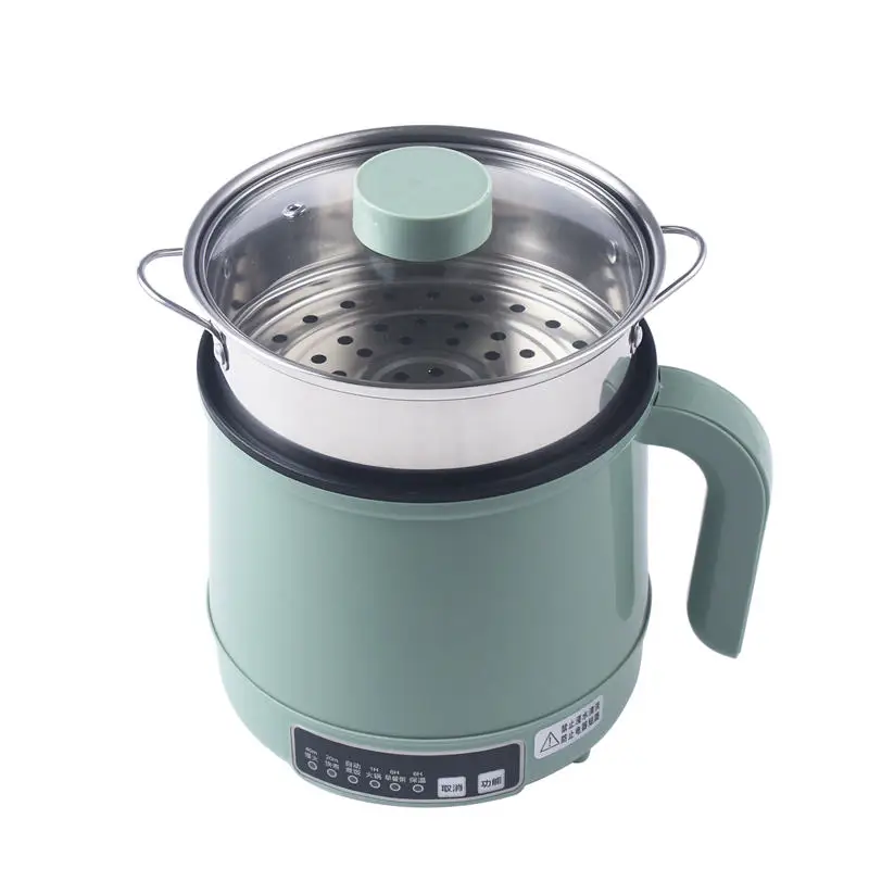 1.7L Electric Multicooker Non-stick Rice cooker Noodles boiler Food Steamer Hotpot Smart 600W fast heating Automatic Reservation 6
