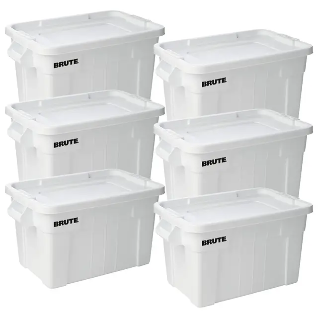 20 Gallon Rubbermaid Brute Tote Sizes Rubbermaid Commercial